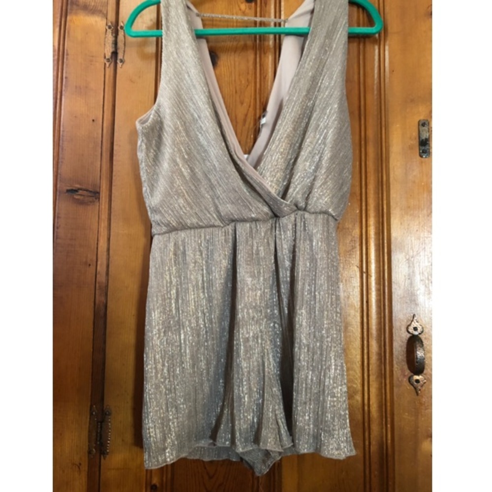 Gold romper